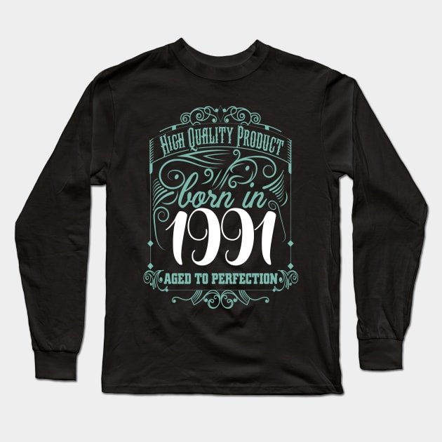 High quality product born in 1991 Long Sleeve T-Shirt by Diannas